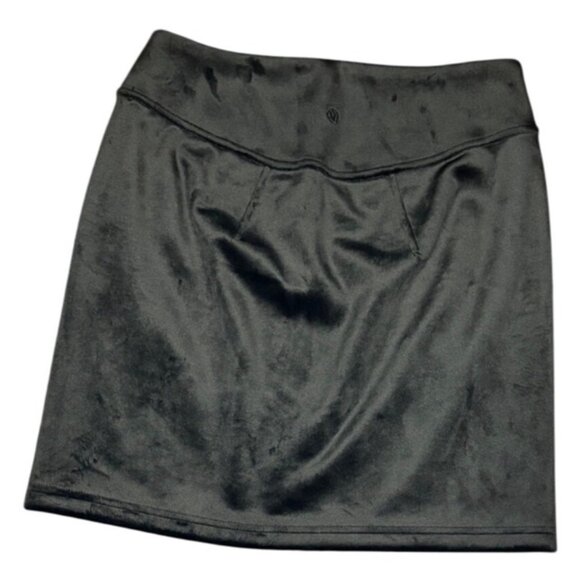 Lululemon Scuba High-Rise Mini Skirt Velvet Size XS Black W8AL9S NWT - Picture 5 of 13